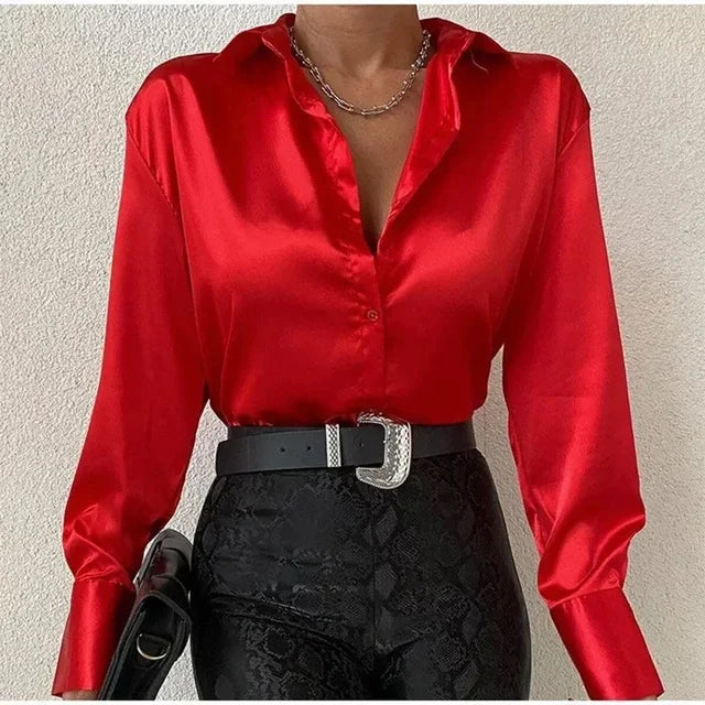 R&B | Schicke orange bluse