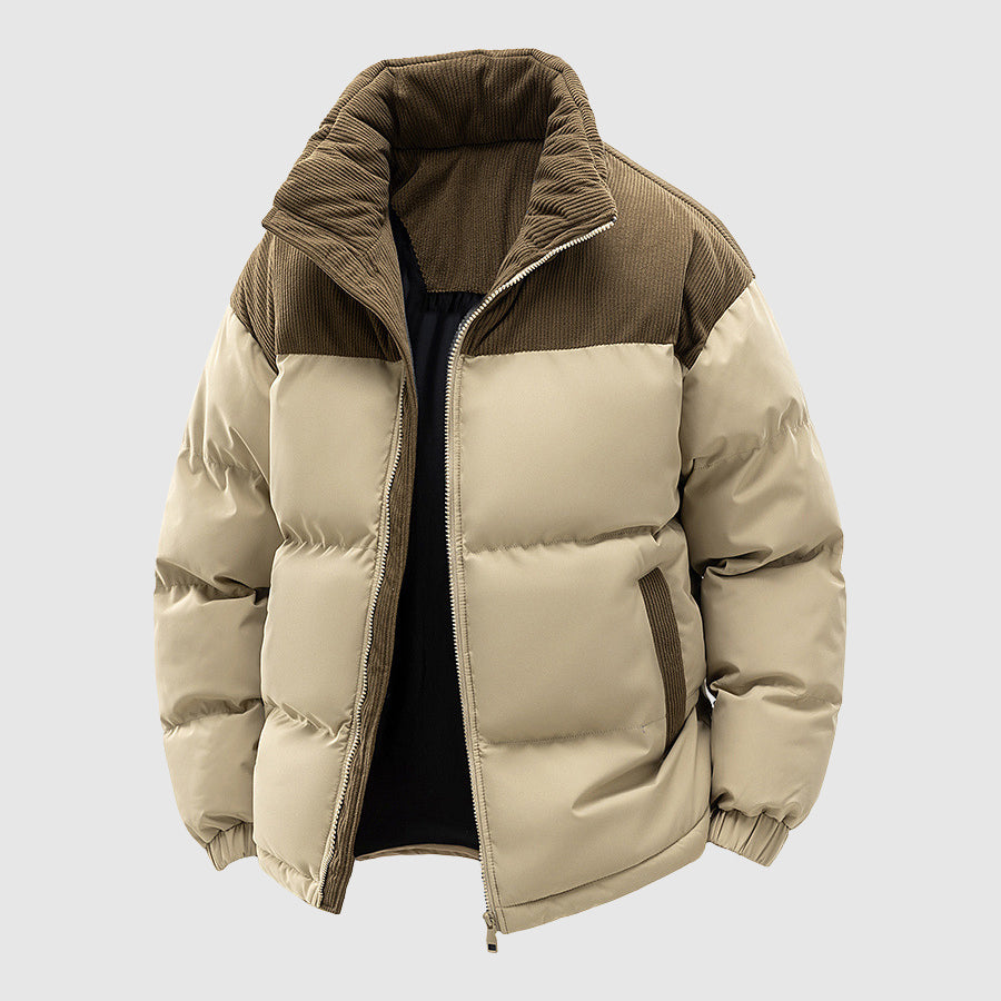 R&B | Winter Zip-Up Puffer Herrenjacke