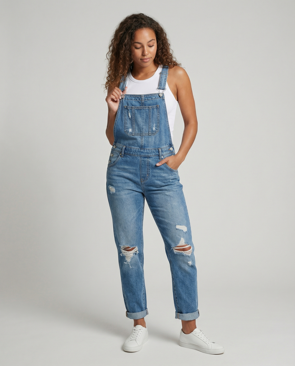 Damen Zerrissener Overall mit Eleganter Passform & Komfort | R&B