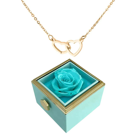 R&B| Rosenbox mit Halskette perfekt für den Valentinstag