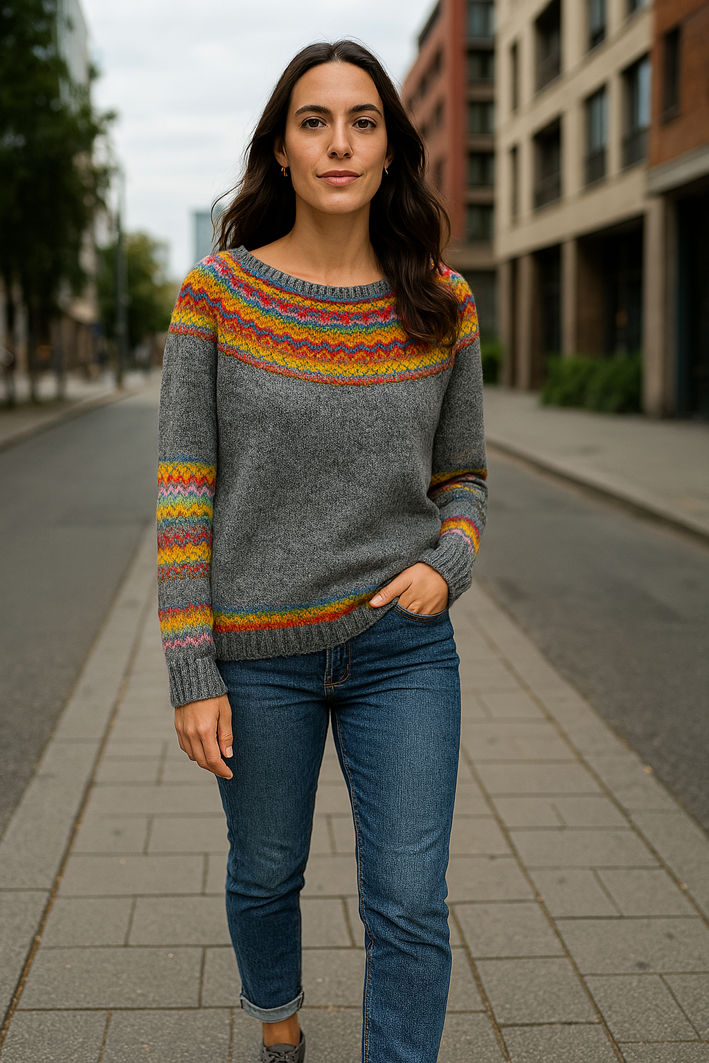 R&B | Warmer Retro - Winterpullover für Frauen