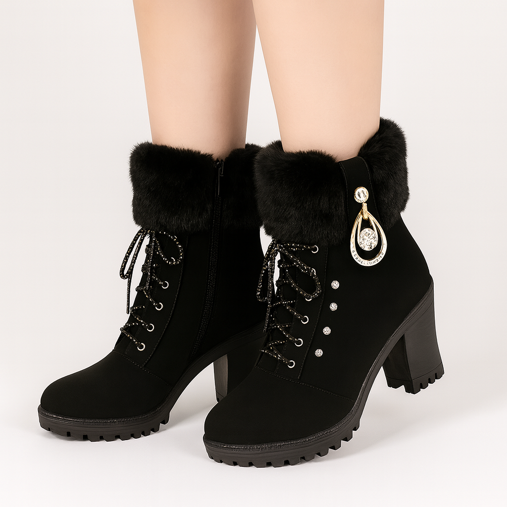 Elvira | Warme, pelzgefütterte, elegante Stiefel R&B
