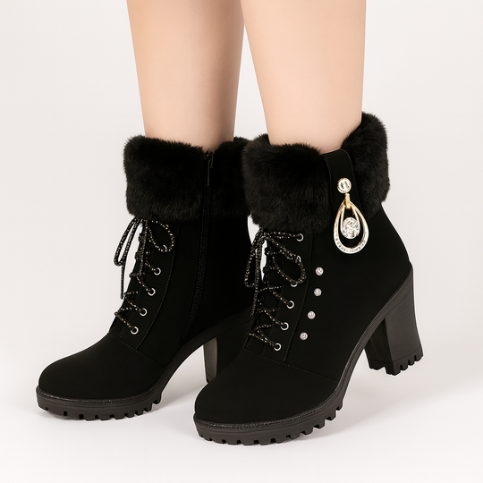 Elvira | Warme, pelzgefütterte, elegante Stiefel R&B