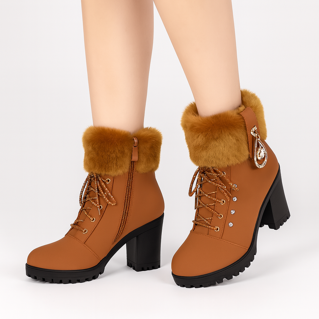 Elvira | Warme, pelzgefütterte, elegante Stiefel R&B
