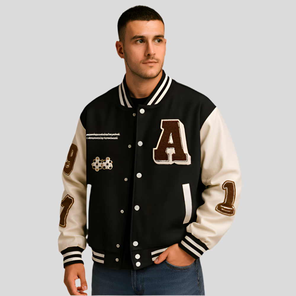 R&B | Vintage-Jacke mit Gestickten Aufnähern - Sam