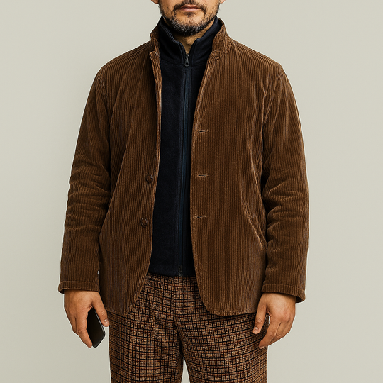 R&B | Retro Lässige Einfarbige Herrenjacke