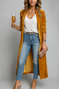 R&B | Lange Stoffjacke für Damen