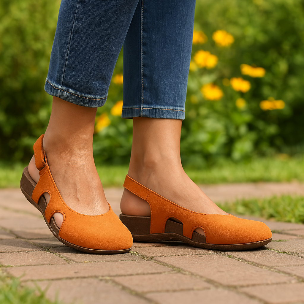 Bequeme Sandalen mit Stütze für Damen R&B R&B