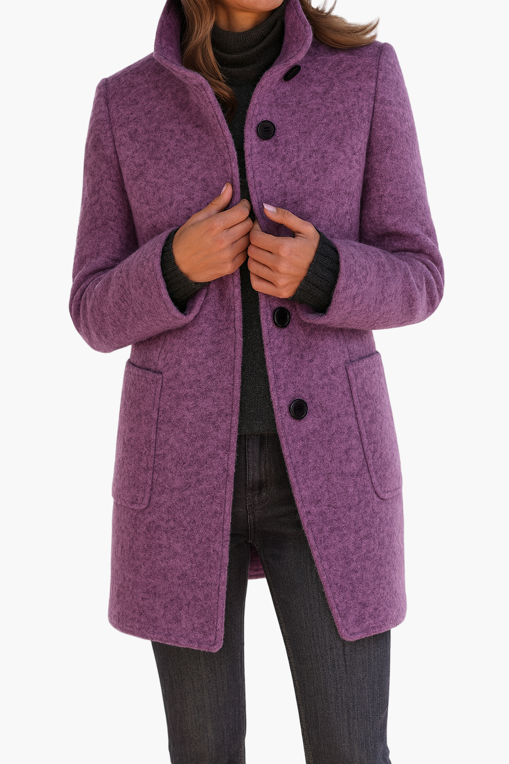 Damen Textil Kurzmantel mit Modernem & Elegantem Design | R&B