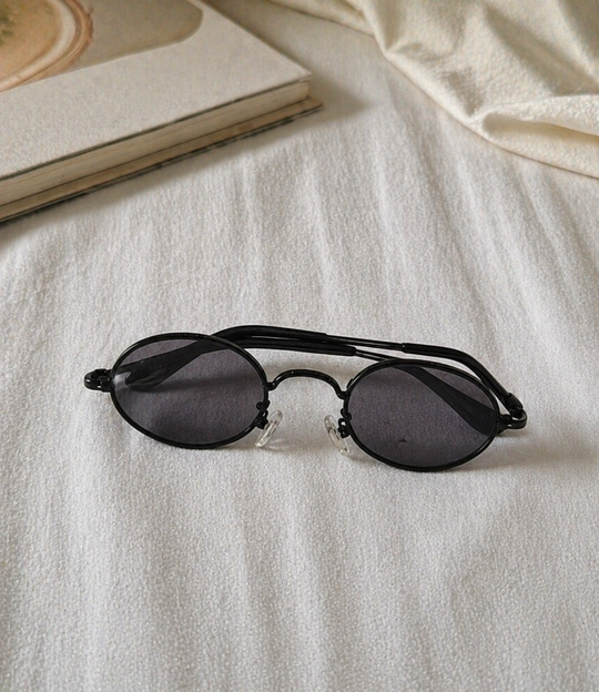 R&B Runde Sonnenbrille Klassisches Design Leicht