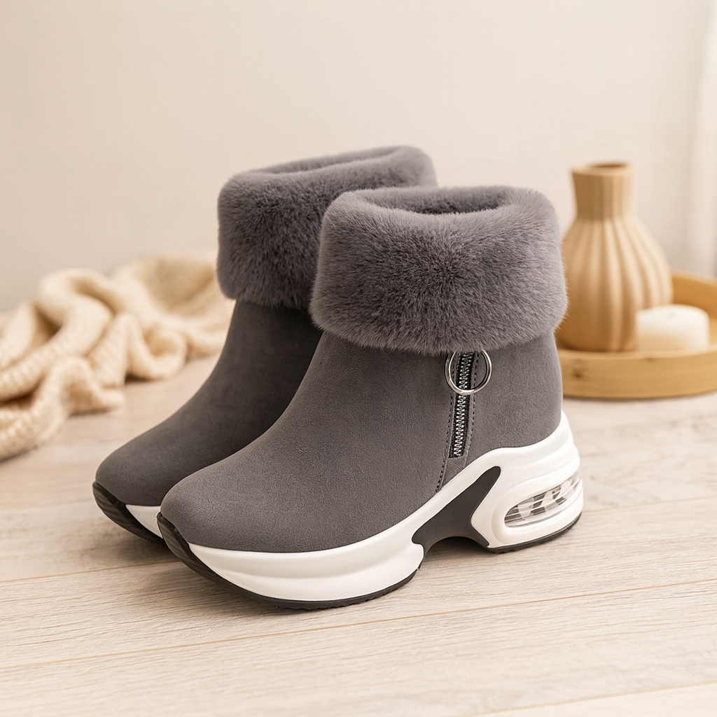 Selora | Kuschelige Winterstiefel aus Kunstfell R&B