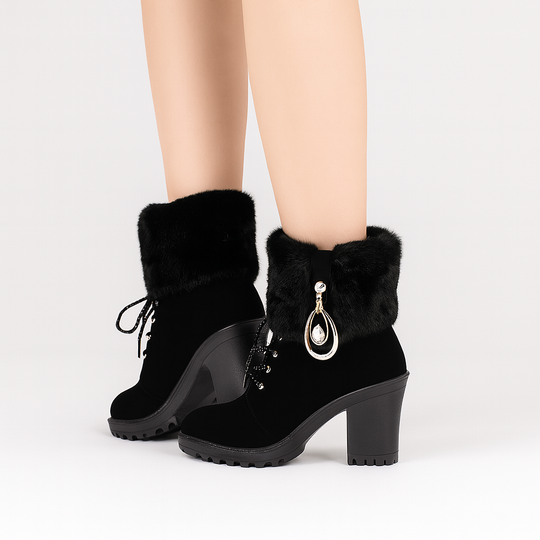 Elvira | Warme, pelzgefütterte, elegante Stiefel R&B
