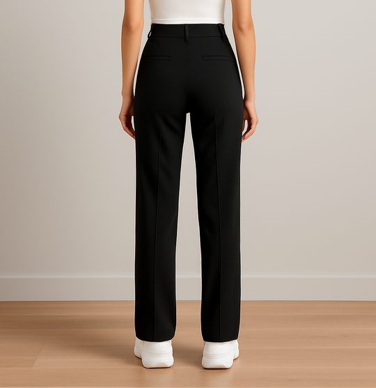 R&B | Gerade Hose mit Hoher Taille