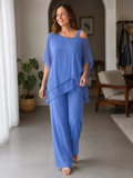 R&B |  Jumpsuit | Eleganter Zweiteiler mit Cold Shoulder