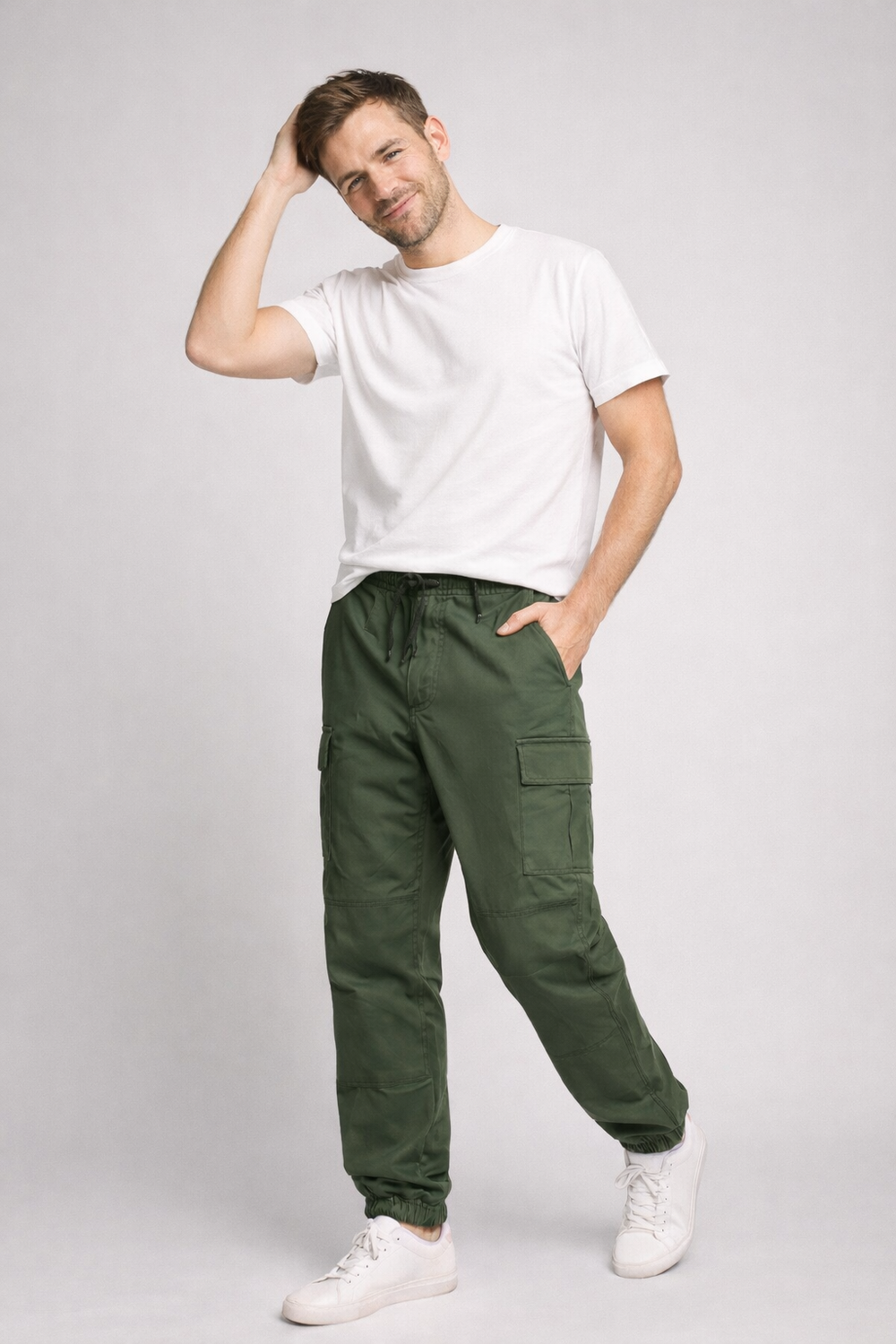 R&B | Herren Cargo Hose mit Mehreren Taschen
