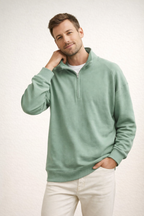 R&B | Herren Top Half-Zip mit Stehkragen