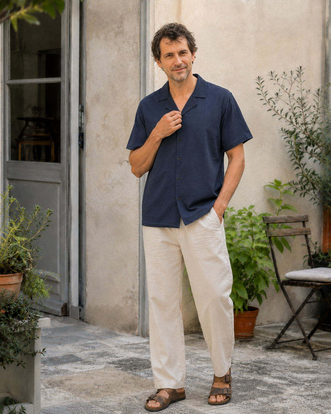Herren-Set mit sommerlichem Look