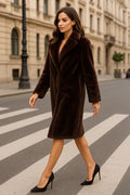 R&B | Damen Winter Langer Stylischer Trench Mantel Lang