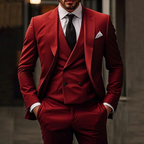 R&B | Herren Smoking 3-teilig - Blazer, Weste & Hose