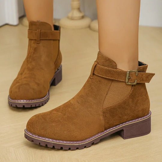 R&B | Chunky Heel Winterstiefel für Frauen – Stilvoll & Gemütlich