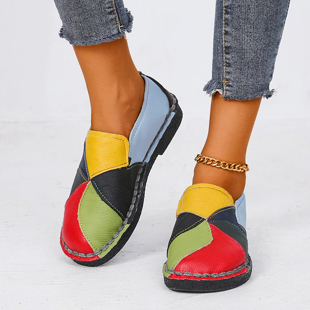 R&B | Bunte Damen-Orthopädische Schuhe mit Absatz