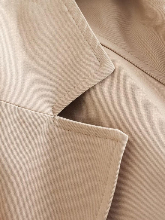 R&B | Doppelreißverschlussjacke mit Gürteldetail