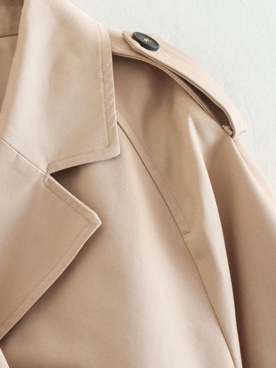 R&B | Doppelreißverschlussjacke mit Gürteldetail