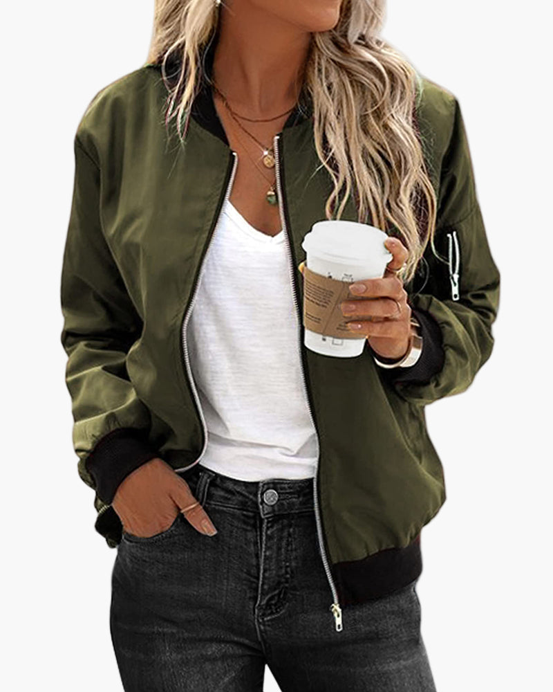 R&B | Bomberjacke Casual Streetwear - Klassischer Alltagsstil für Freizeit und Ausgehen