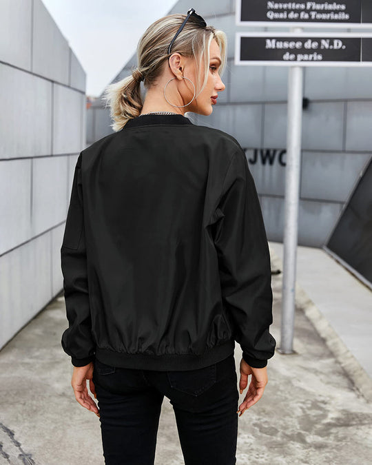 R&B | Bomberjacke Casual Streetwear - Klassischer Alltagsstil für Freizeit und Ausgehen