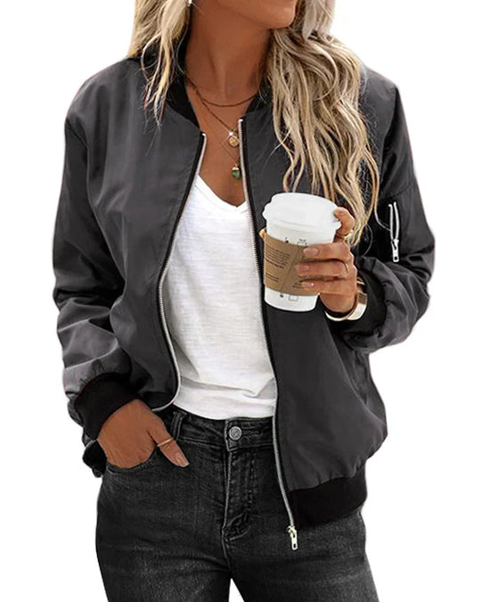 R&B | Klassisches Bomberjacke für Damen