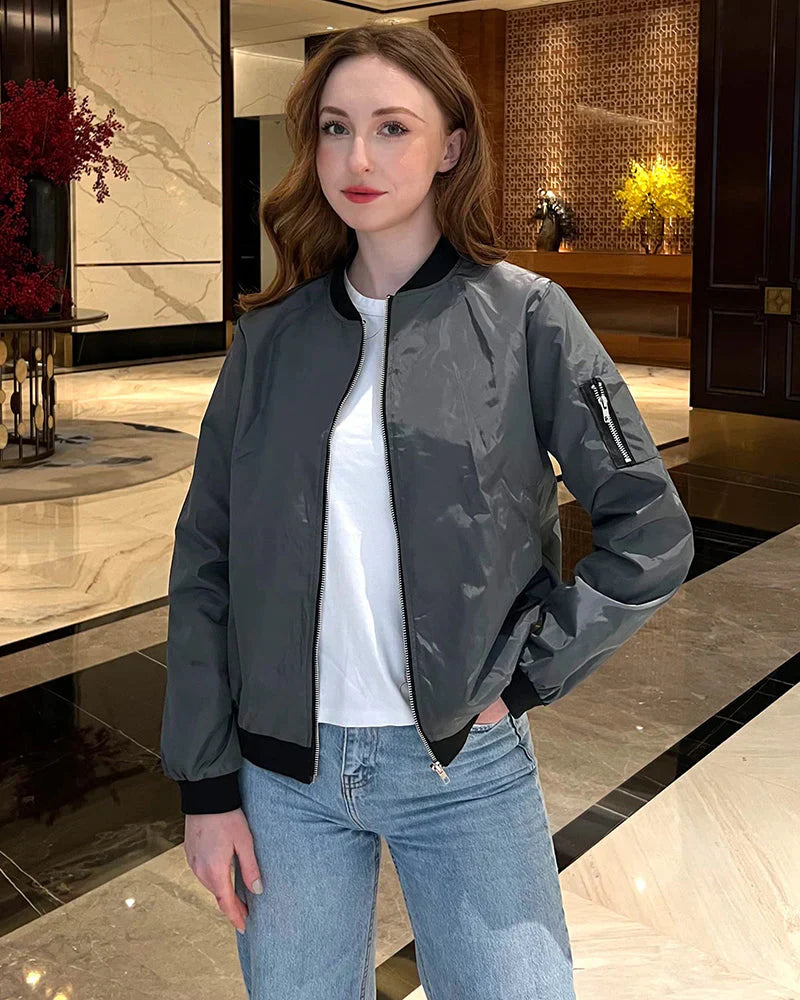 R&B | Klassisches Bomberjacke für Damen
