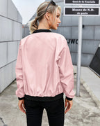 R&B | Klassische Bomberjacke mit Taschen für Frauen