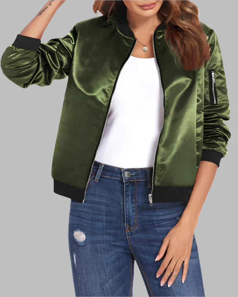 R&B | Klassisches Bomberjacke für Damen