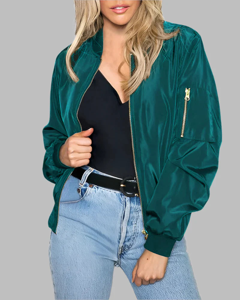 R&B | Klassisches Bomberjacke für Damen