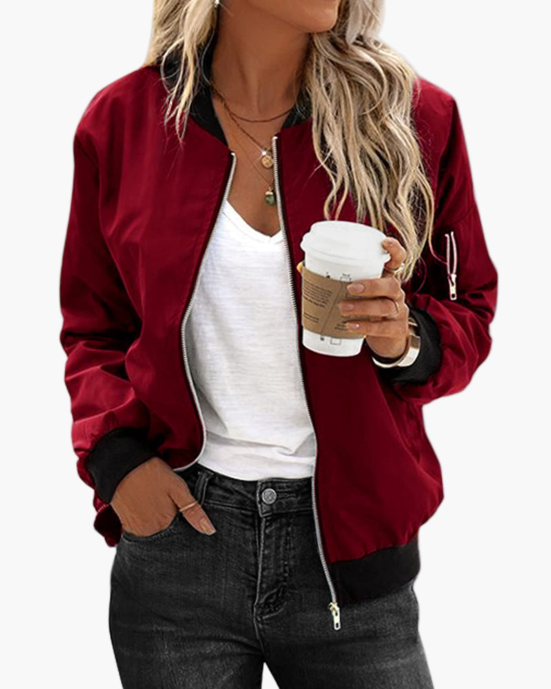R&B | Bomberjacke Casual Streetwear - Klassischer Alltagsstil für Freizeit und Ausgehen
