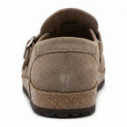Clogs - Damen Retro Wildleder Slip-On Mule R&B