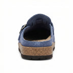 Clogs - Damen Retro Wildleder Slip-On Mule R&B
