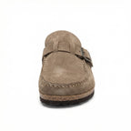 Clogs - Damen Retro Wildleder Slip-On Mule R&B