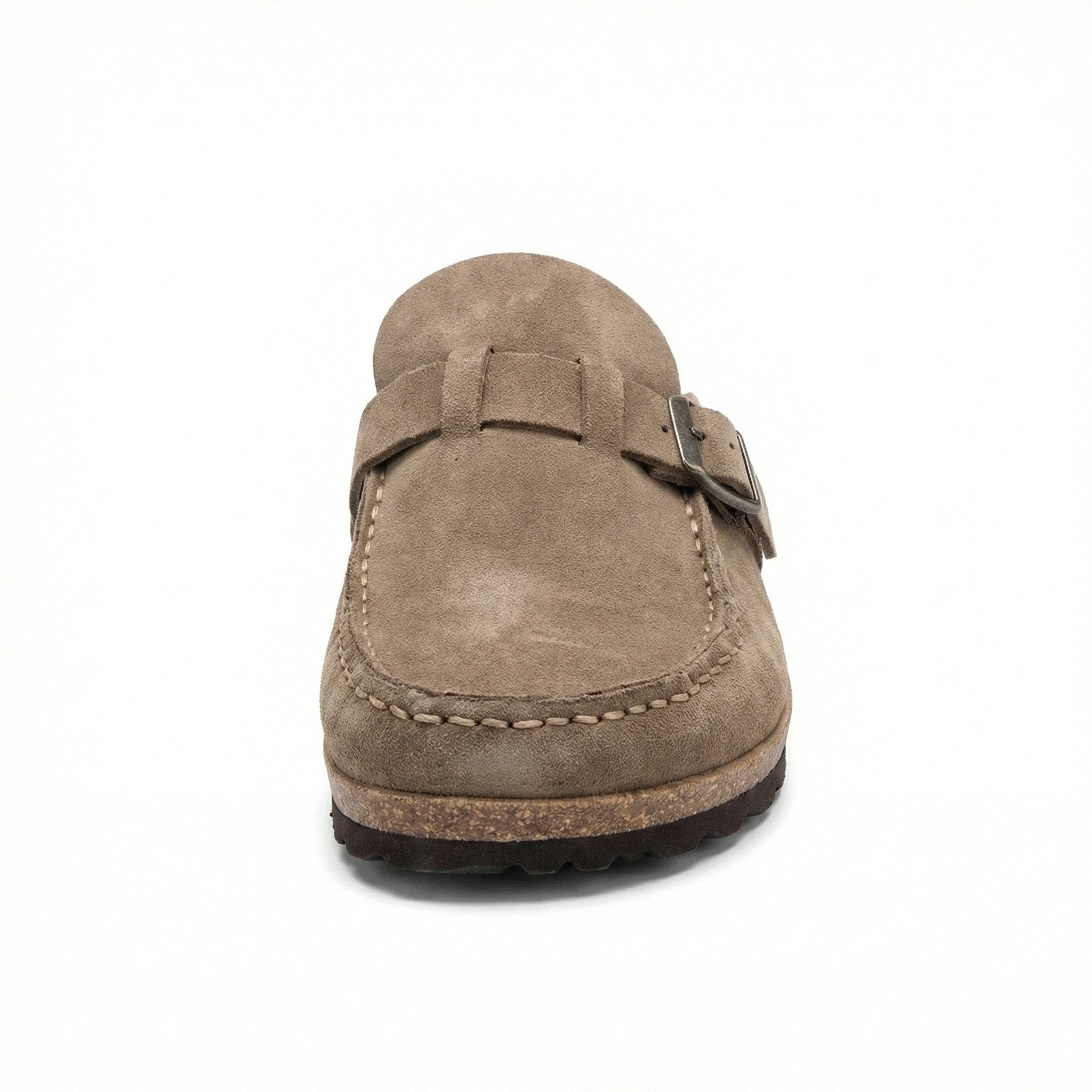 Clogs - Damen Retro Wildleder Slip-On Mule R&B