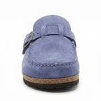Clogs - Damen Retro Wildleder Slip-On Mule R&B