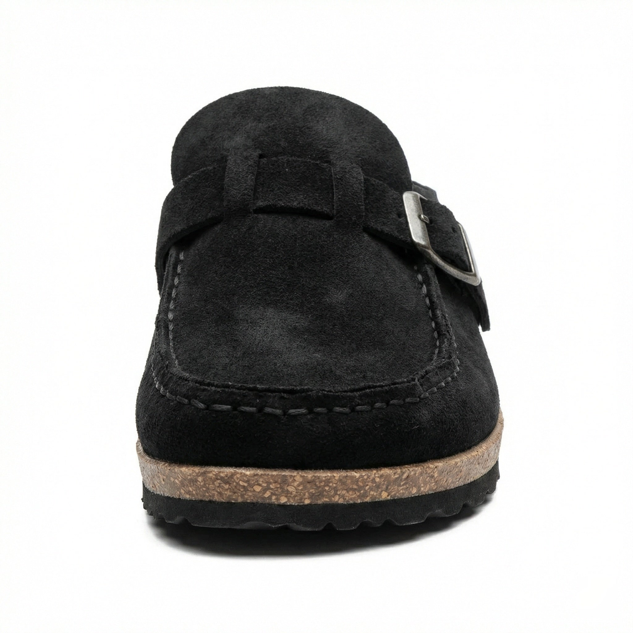 Clogs - Damen Retro Wildleder Slip-On Mule R&B