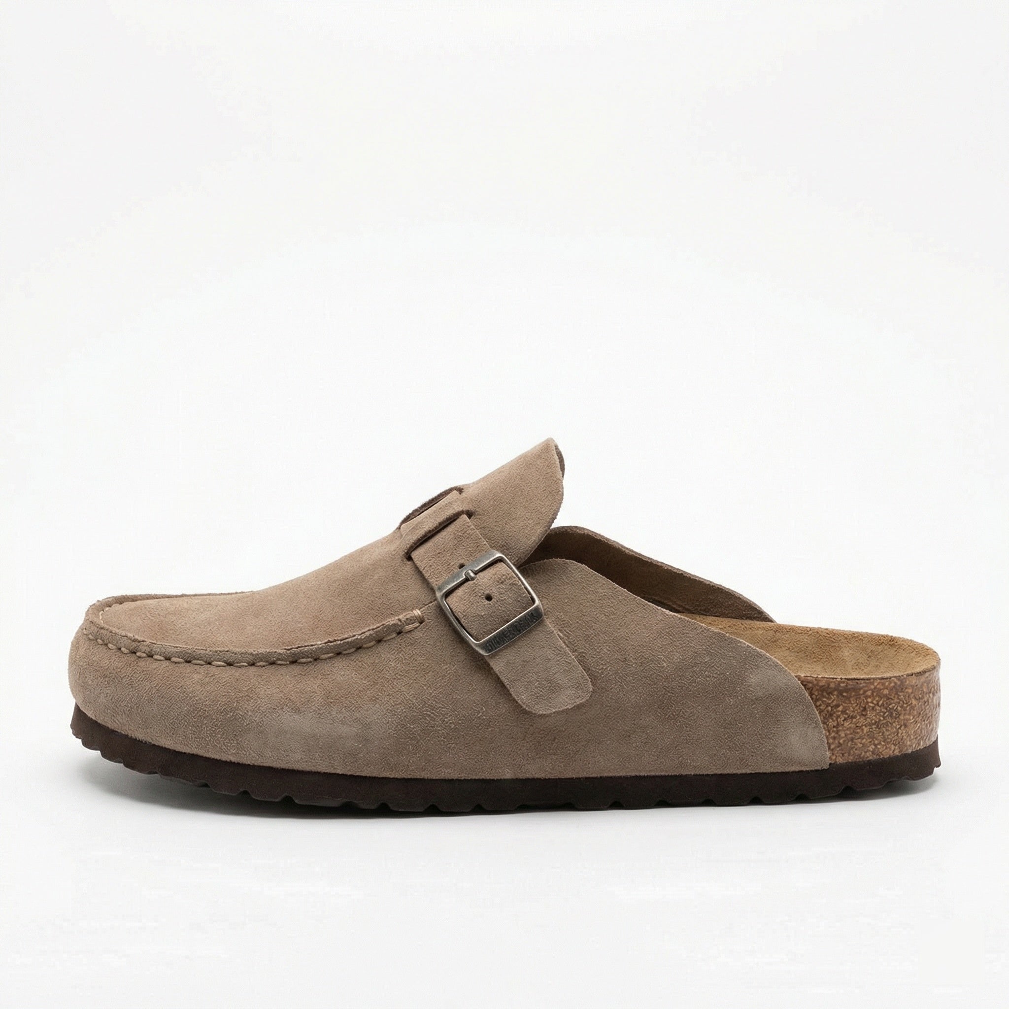 Clogs - Damen Retro Wildleder Slip-On Mule R&B
