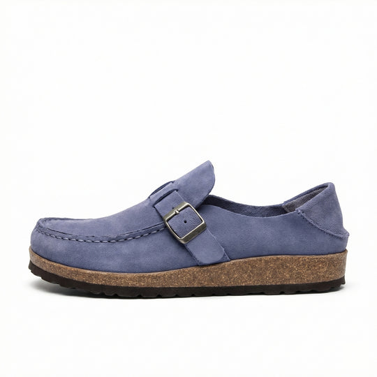 Clogs - Damen Retro Wildleder Slip-On Mule R&B