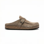 Clogs - Damen Retro Wildleder Slip-On Mule R&B