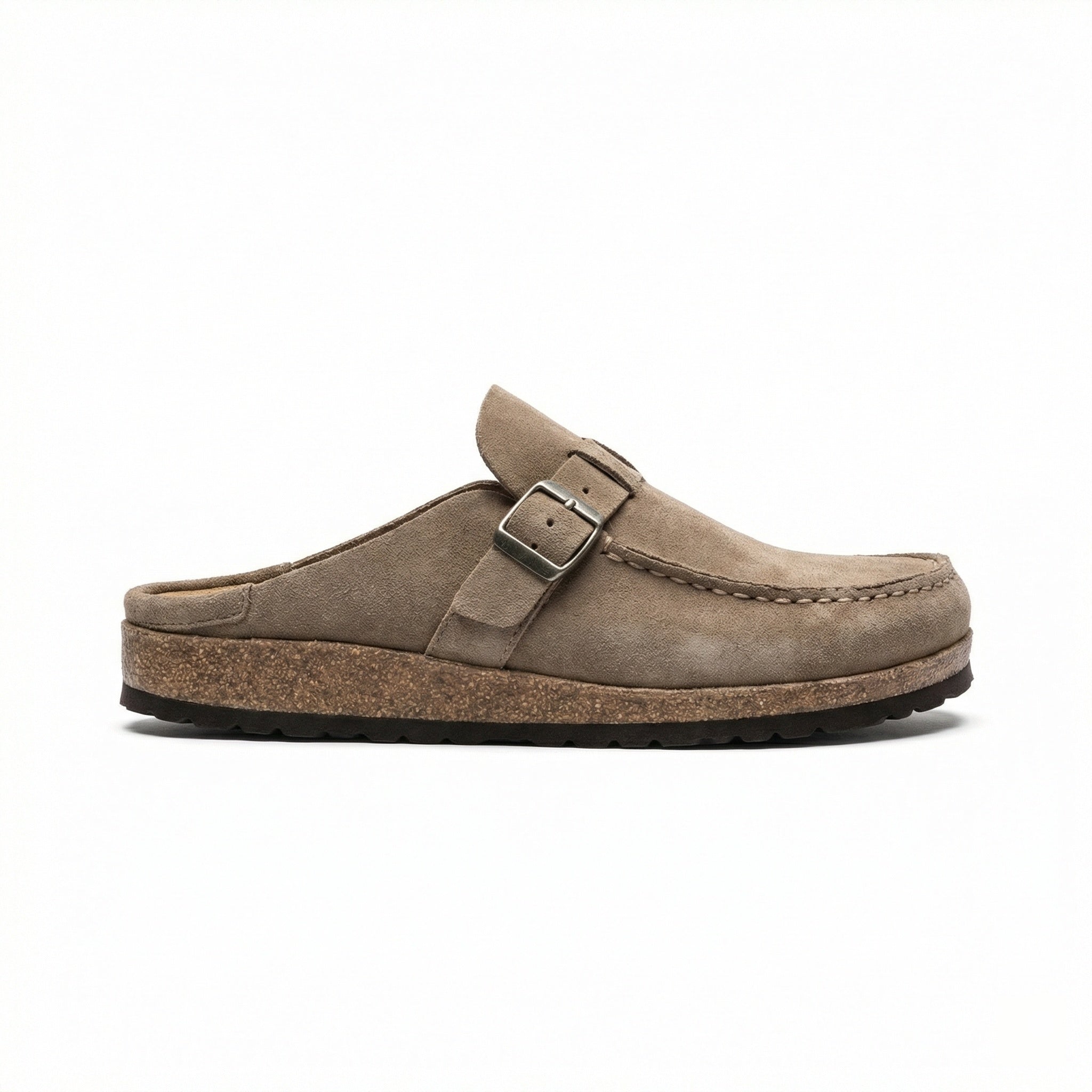 Clogs - Damen Retro Wildleder Slip-On Mule R&B
