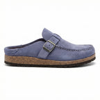 Clogs - Damen Retro Wildleder Slip-On Mule R&B