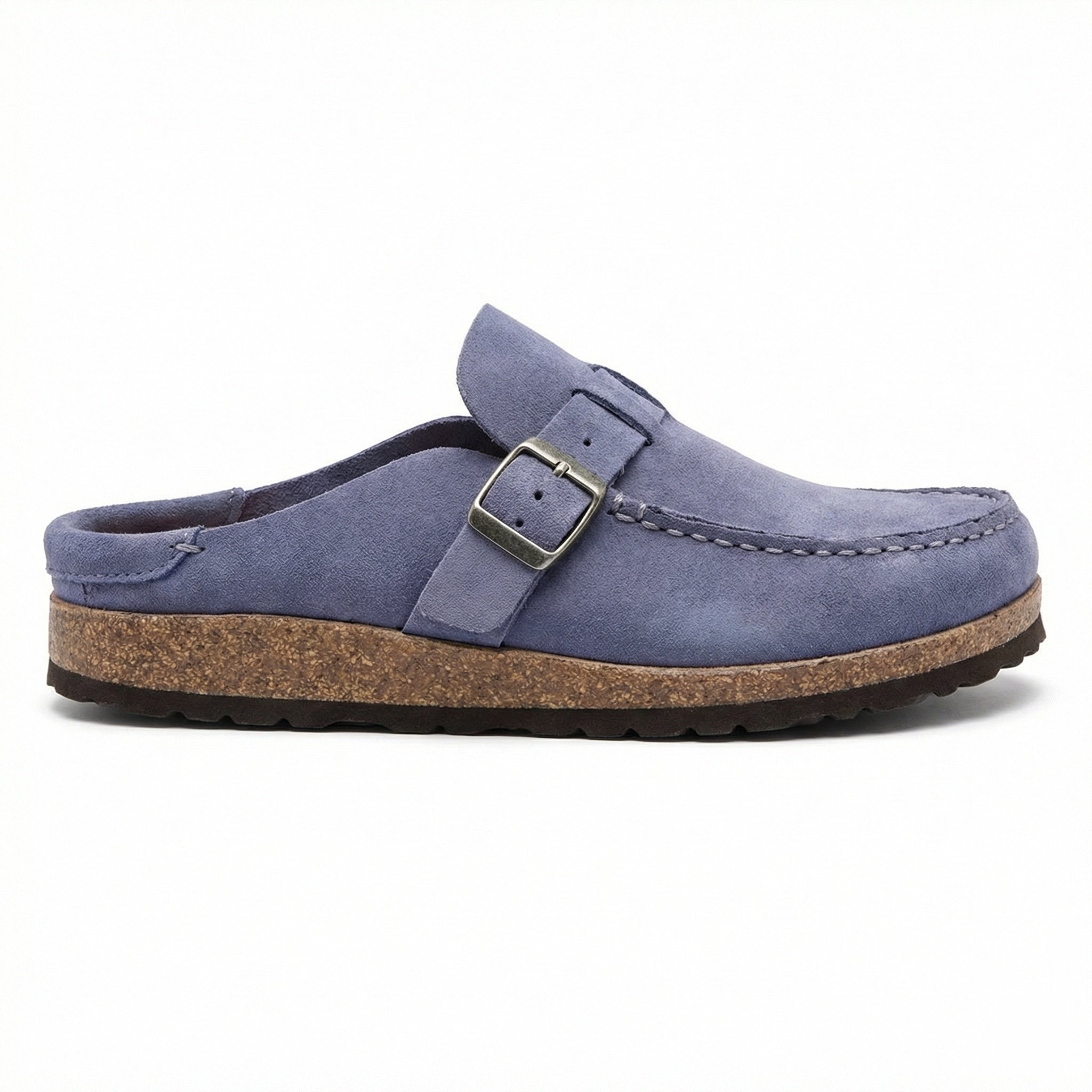 Clogs - Damen Retro Wildleder Slip-On Mule R&B