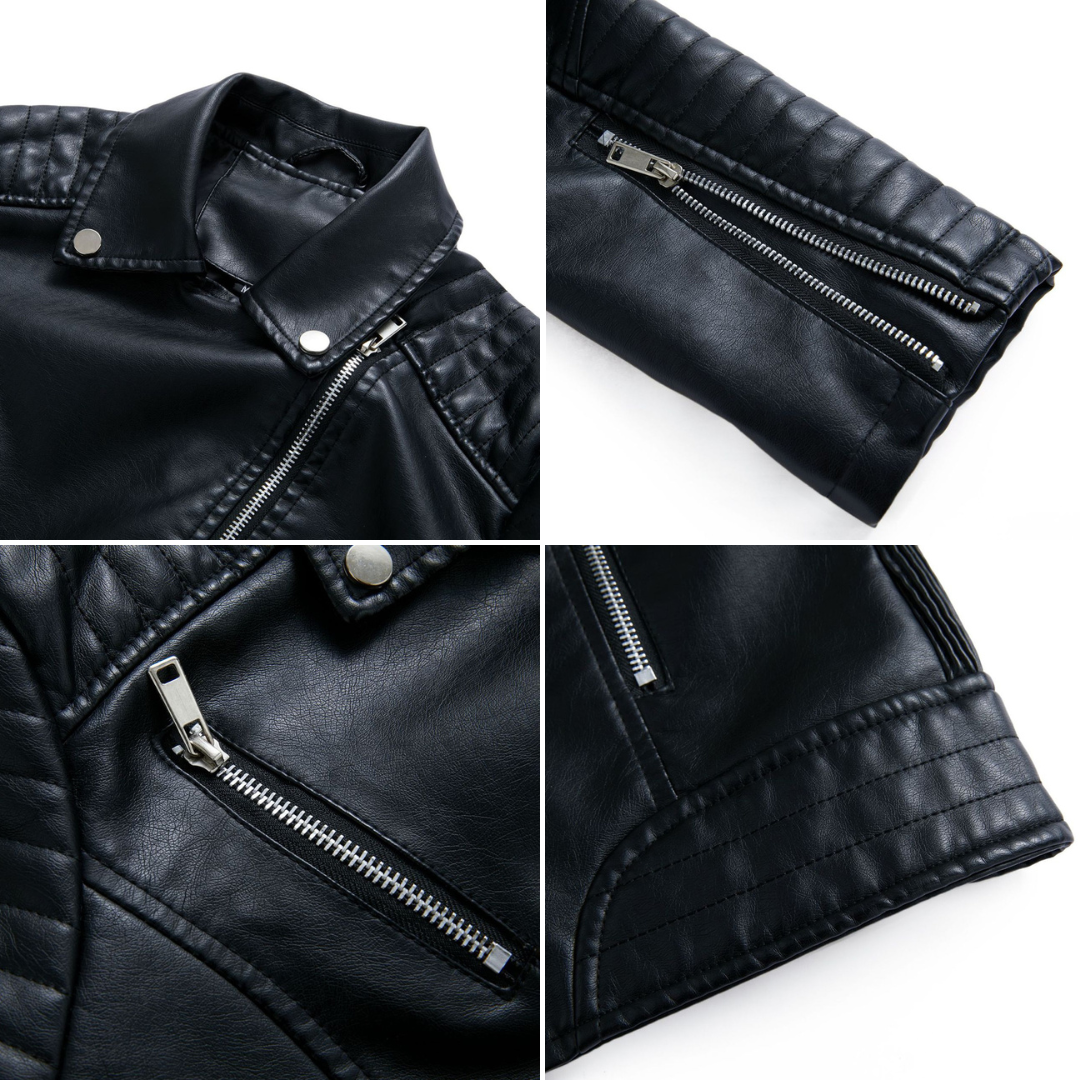 R&B | Stilvolle Herbstlederjacke