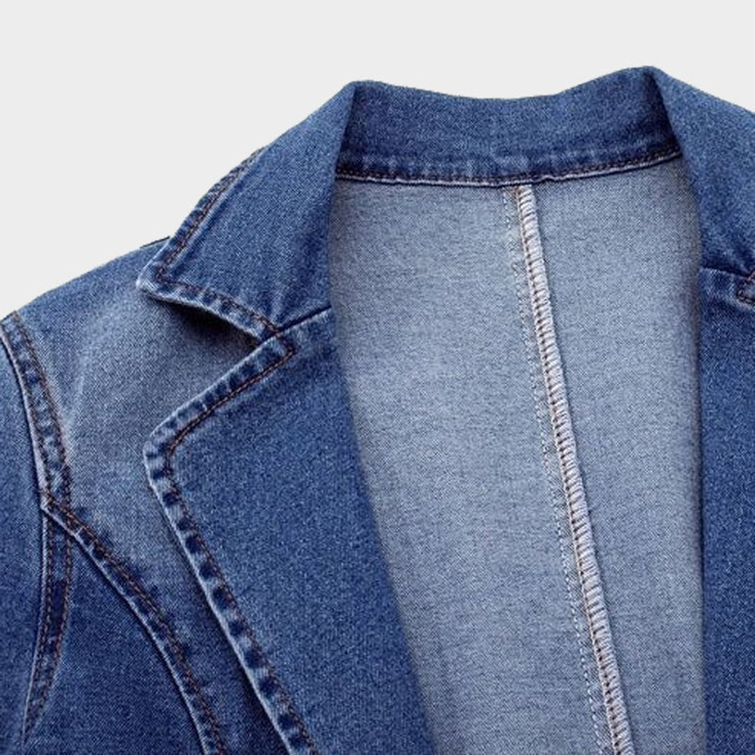 R&B | Stilvolle Lange Jeansblazer