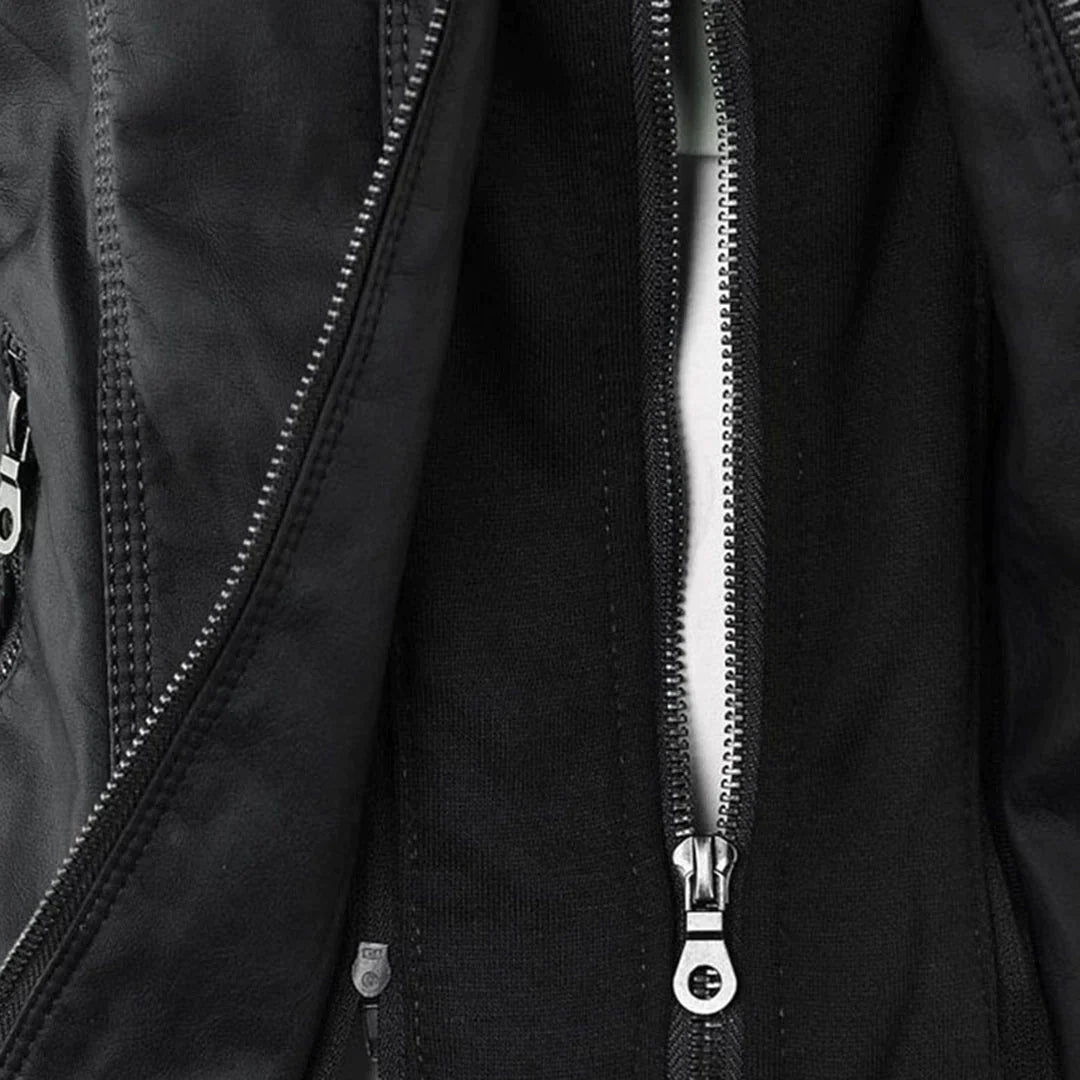 R&B | Stilvolle Motorradjacke mit Kapuze